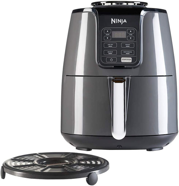 Ninja Air Fryer [AF100UK] 3.8 Litres, Grey and Black