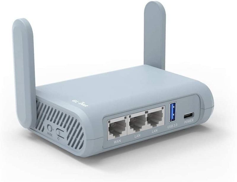 GL.iNet GL-MT1300 (Beryl) VPN Secure Travel Gigabit Wireless Router, AC1300 400Mbps (2.4GHz) + 867Mbps(5GHz) Wi-Fi, IPv6, Tor, MicroSD Slot, USB3.0