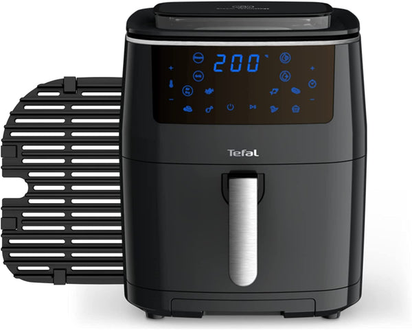 Tefal EasyFry 3-in-1 XXL Digital Air Fryer, Grill and Steamer 6.2L Capacity 7 Programs inc Dehydrator Black FW201, [Save Up To 80% Energy]