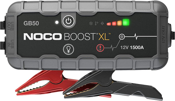 NOCO Boost XL GB50 1500A 12V 35Wh UltraSafe Portable Lithium Jump Starter, Car Battery Booster & Jump Leads for 7.0 L Petrol and 4.5 L Diesel Engines