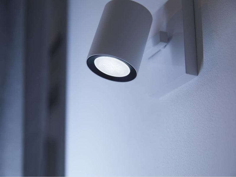 Philips Hue New White Smart LED Light Bulb 2 Pack [GU10 Spot] Bluetooth Works with Alexa, Google Assistant, Apple Homekit for Indoor Home Lighting