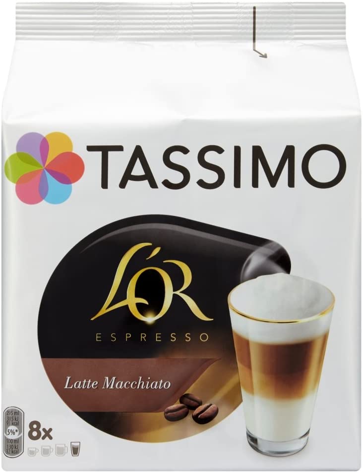 Tassimo Variety Box Costa, Kenco, Cadbury & L'OR Coffee Pods (Pack of 5, Total 56 Coffee Capsules)