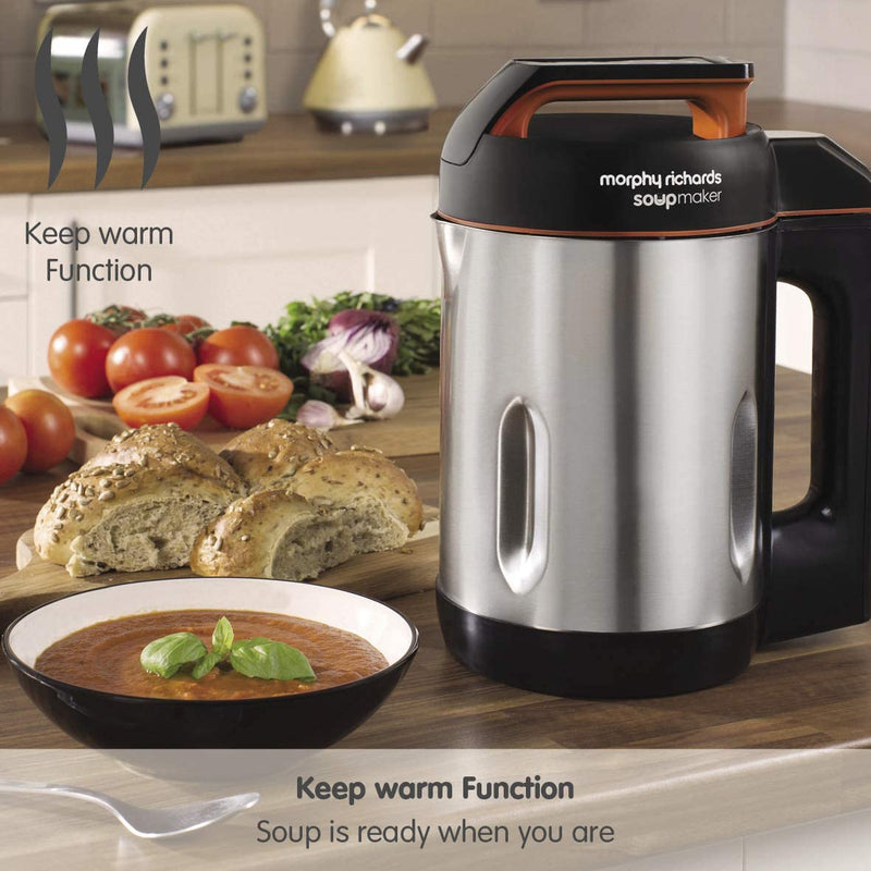 Morphy Richards 501022 Soup Maker 1.6 Litre with Keep Warm Function and Clean Mode