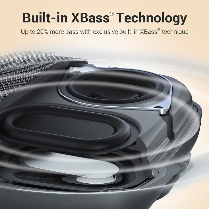 Built-in XBass tuning DSP technology, up to 20% more bass