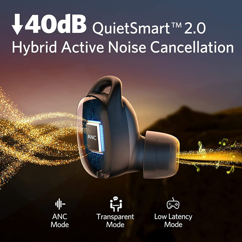 Hybrid Active Noise Cancellation up to 40dB