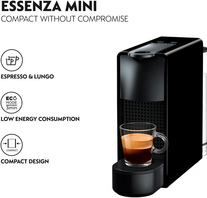 2 programmable coffee selections with automatic flow-stop for Espresso and Lungo preparations.