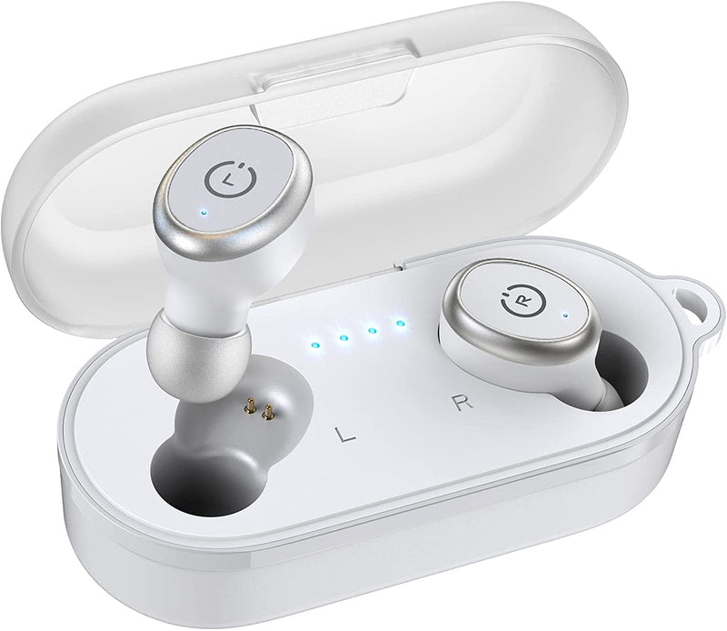 TOZO T10 Bluetooth 5.3 Earbuds White True Wireless Stereo Earphones Headphones