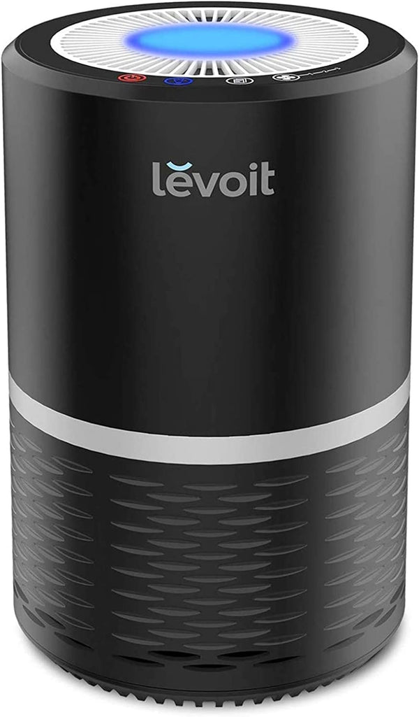 Levoit Air Purifiers with H13 True HEPA Filter, 3 Speeds, Night Light, Quiet Air Filter for Home Allergies, Dust, Smoke, LV-H132 [Energy Class A++]