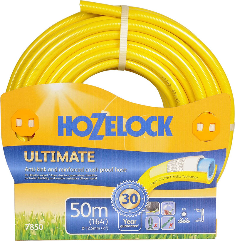 Hozelock 7850P0000 Ultimate Hose, 50 m, Yellow