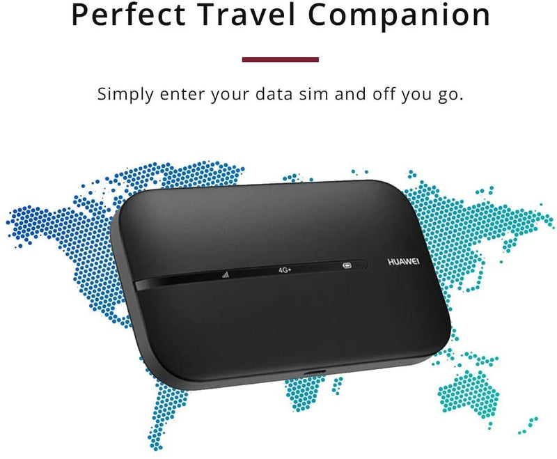 Travel the world with the E5783B, a portable, low cost 4G pocket-sized solution to travel Wi-Fi