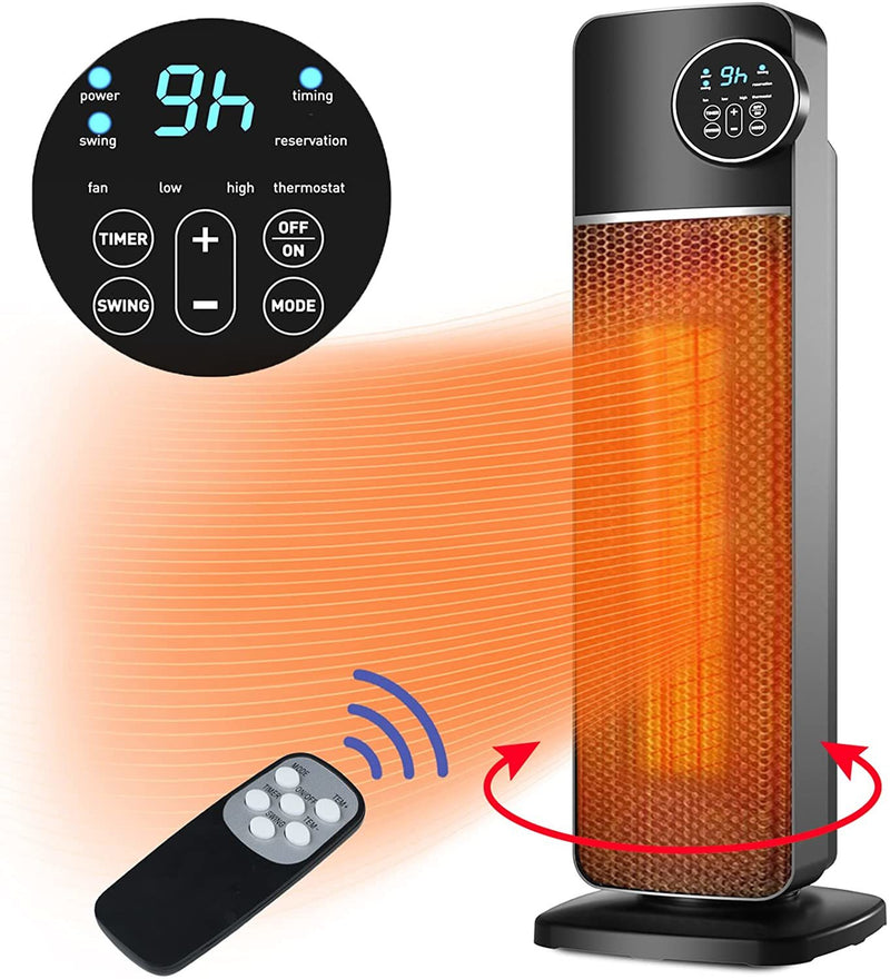 You can easily control the heater or other functions with a remote control when you are lying on the bed or sofa. You don’t have to walk over to set the heater in the cold winter.