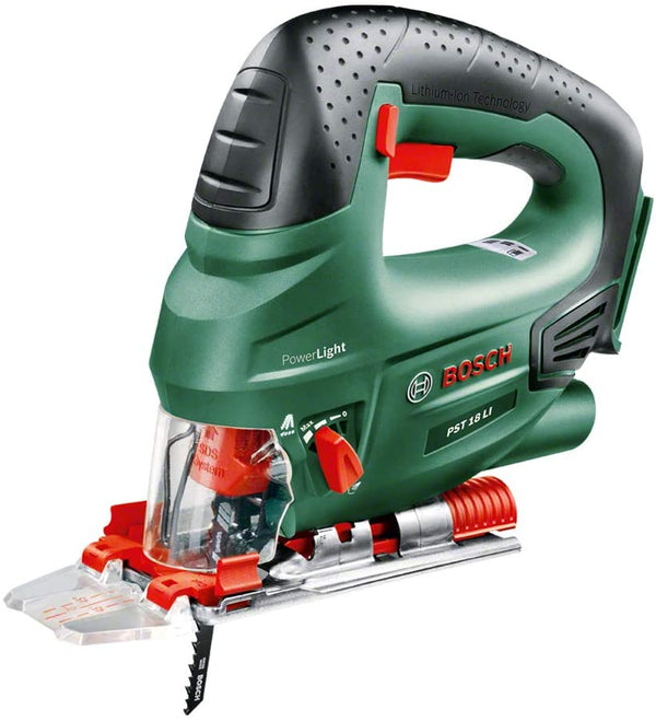Bosch Home and Garden Cordless Jigsaw PST 18 LI (Without Battery, 18 Volt System, in Carton Packaging)