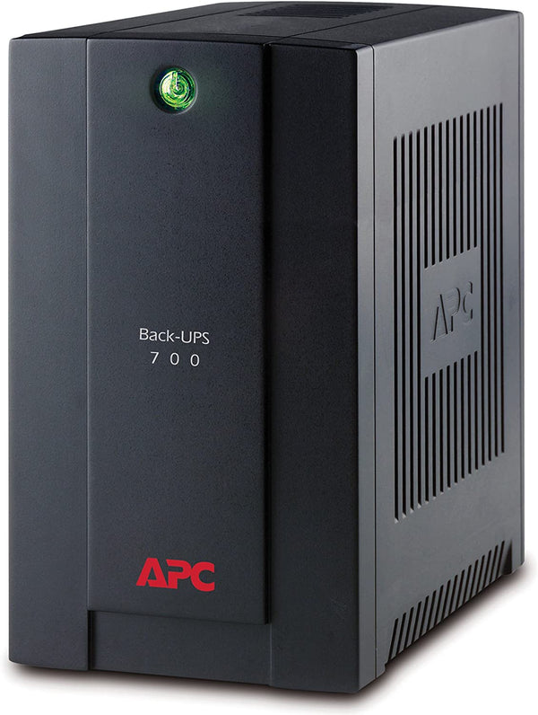 APC by Schneider Electric Back-UPS BX - BX700UI - Uninterruptible Power Supply 700VA (AVR, 4 Outlets IEC-C13, USB port, Shutdown Software)