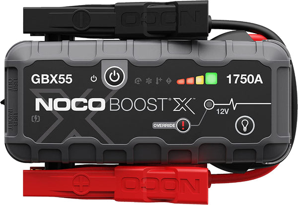 NOCO Boost X GBX55 1750A 12V UltraSafe Jump Starter, Car Battery Booster, USB-C Powerbank Charger, Jump Leads for 7.5L Petrol and 5.0L Diesel Engines