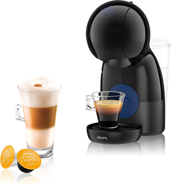 Nescafé Dolce Gusto Piccolo XS Manual Coffee Machine, Espresso, Cappuccino & More, Black by KRUPS