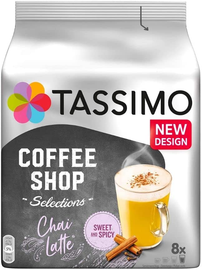 Tassimo Chai Latte Coffee Pods - 5 Pack (40 Drinks)