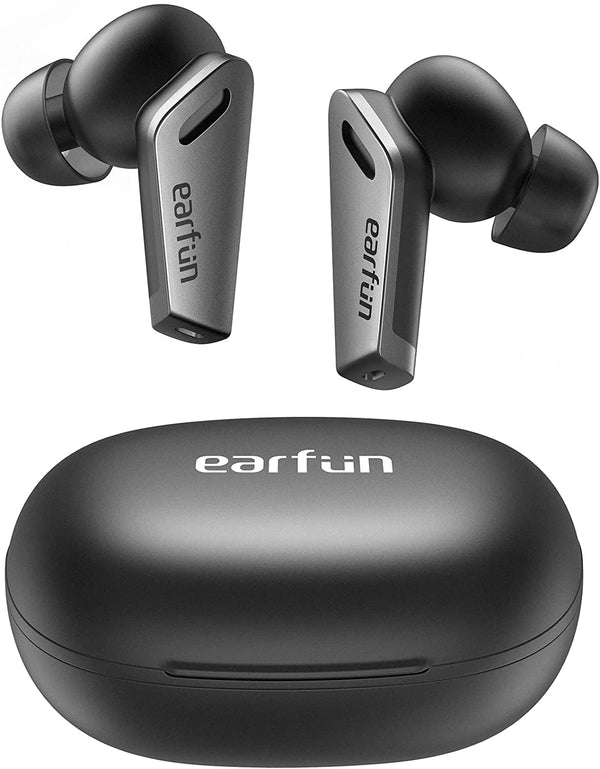 EarFun Air Pro Active Noise Cancelling Earbuds, Wireless Bluetooth Earphones with 6 Mics ENC Clear Call, Fast USB-C Charge, 32Hrs, Deep Bass