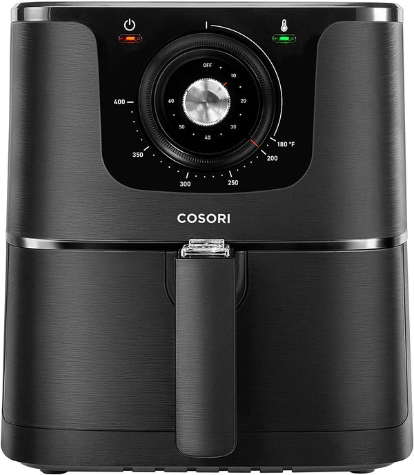 COSORI Air Fryer with 30 Recipes Cookbook, 3.5 L Hot Air Fryers Cooker Oil Free, Dual Knob Control for Timer & Temperature, Nonstick Basket, 1500 W