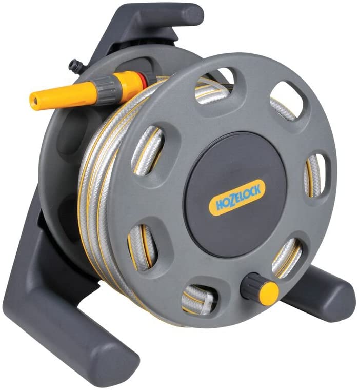 HOZELOCK 30m Compact Reel with 25m Hose, Grey