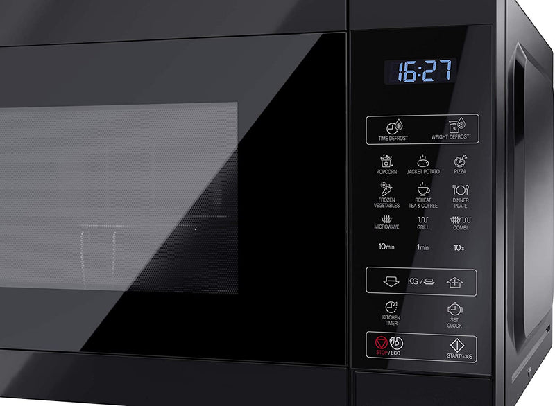 SHARP YC-MG02U-B 800W Digital Touch Control Microwave with 20 L Capacity, 1000W Grill & Defrost Function – Black
