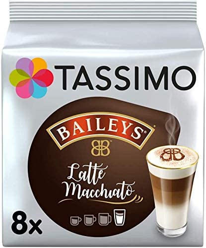 Tassimo Latte Machiatto Baileys Coffee Pods - 10 Packs (80 Drinks)