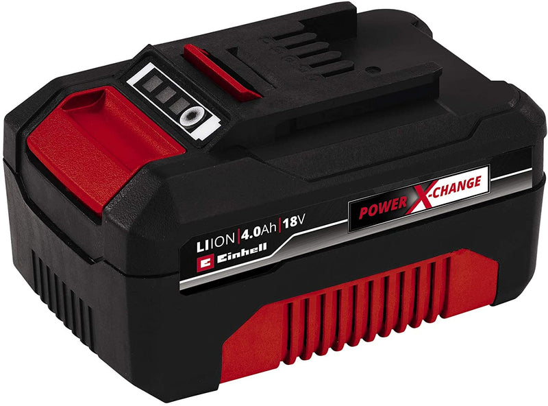 Einhell Power X-Change 18V, 4.0Ah Lithium-Ion Battery Starter Kit | Battery and Charger Set | Compatible With All PXC Power Tools Garden and Machines