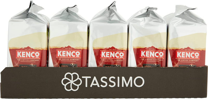Tassimo Kenco Colombian Coffee Pods (Pack of 5, Total 80 Coffee Capsules)