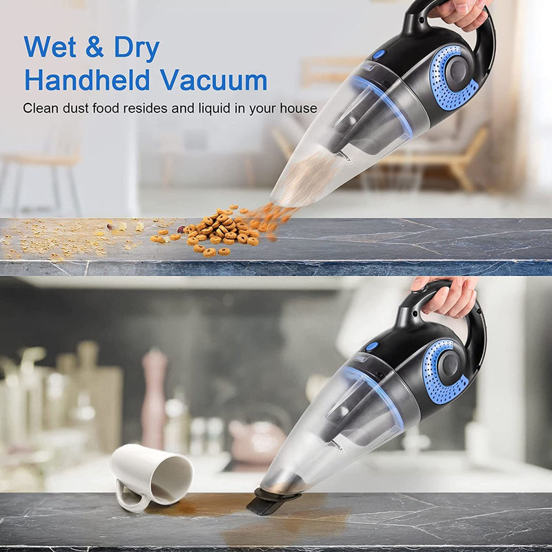 Umoot handheld vacuums adopt latest brushed motor and the suction is above average. The strong suction means you can work faster than you’d be able to with a weaker model.