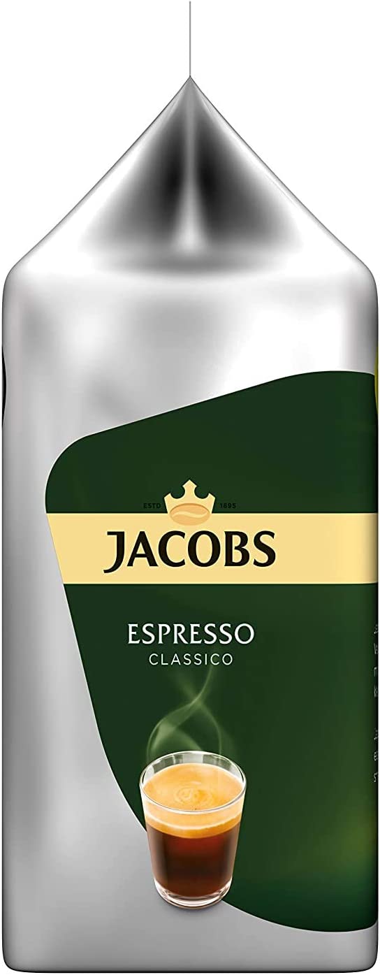 Tassimo Jacobs Espresso Classico Coffee Pods - 10 Packs (160 Drinks)