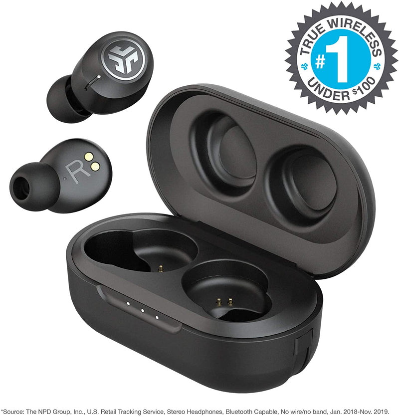 JLab JBuds Air ANC Earbuds, Active Noise Cancelling Earbuds, Wireless Bluetooth Headphones with IP55 Sweat Resistance, In Ear Earphones