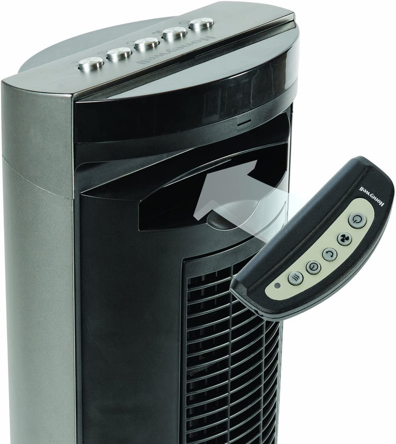 Honeywell Comfort Control Tower Fan (3 Speed Settings, Oscillating 110°, Timer Function, Remote Control, Easy to Use Controls) HO-5500