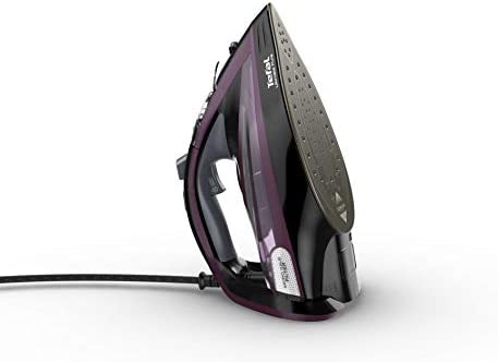 Tefal Ultimate Pure Steam Iron, 240g/min Steam Boost, 350ml Water Tank, 3m Power Cord, 3000W, Purple and Black, FV9830