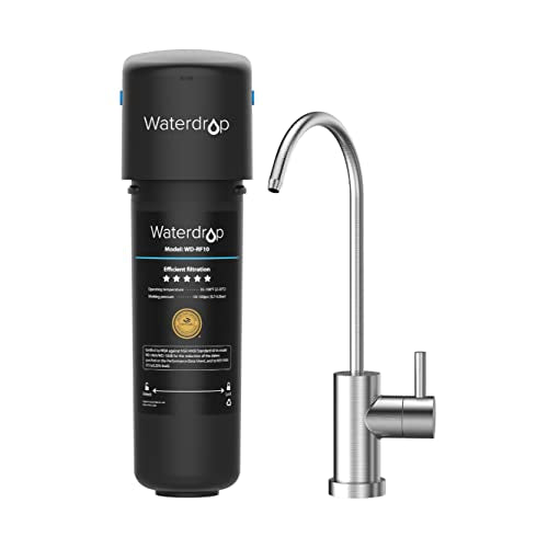 Waterdrop 10UB Under Sink Water Filter System with Dedicated Faucet, NSF/ANSI 42 Certified, 30,000 Liters High Chlorine Reduction Capacity, WD-10UB