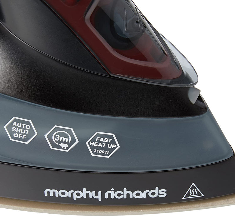 Morphy Richards 303175 Turbosteam Pro Steam Iron Digital Control, 200g/min Steam Boost