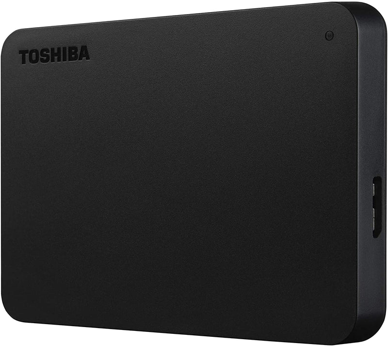 Toshiba 1TB, 2TB, 4TB, Canvio Basics Portable External Hard Drive, USB 3.0, Black