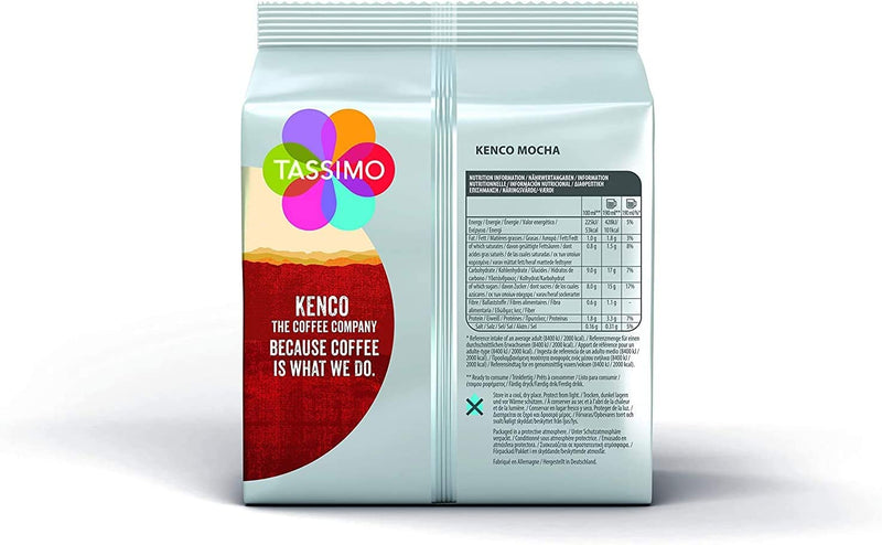 Tassimo Kenco Mocha Coffee Pods - 10 Packs (80 Drinks)