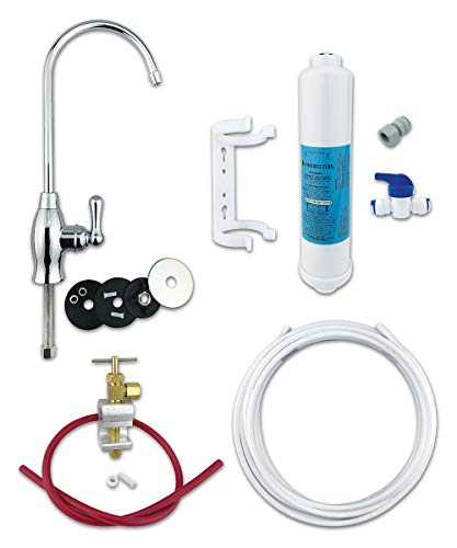 Under Sink Drinking Water Filter Kit System Including Tap and Accessories - Finerfilters Classic FF-6010PF (Baseball + Extra Filter)