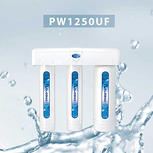 Paragon Under Sink Water Filter System, 3 Stages Drinking Water Filter, Water Purifier with 0.01 Micron Ultrafiltration Cartridge, Remove 99.99% Lead, Chlorine, Rust, Bad Taste