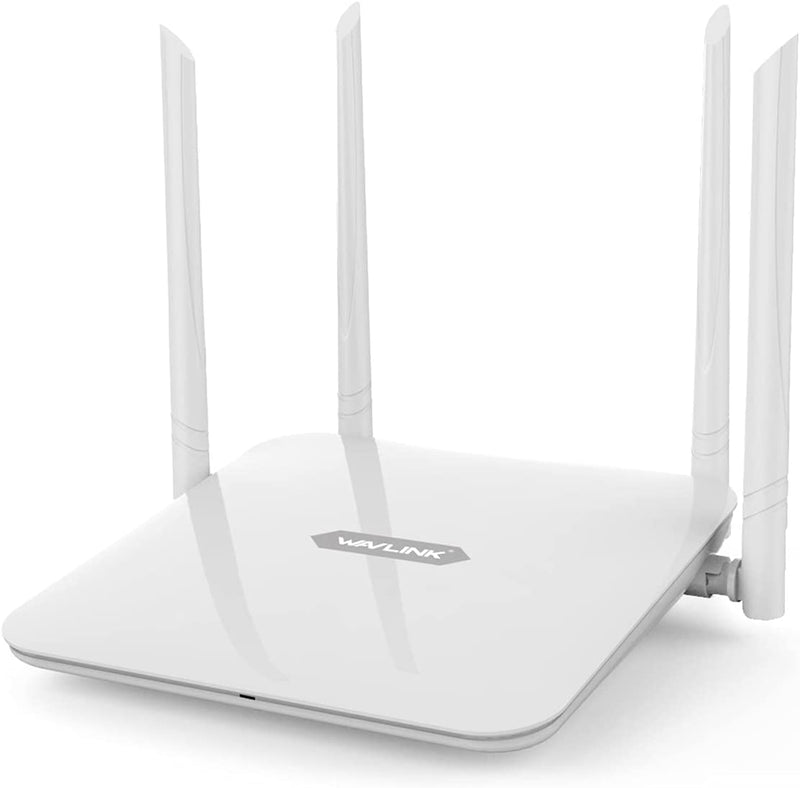 WAVLINK AC1200 Dual-Band Wireless Router, High Speed WiFi Router with 5dBi High Gain Antenna for Home Office Internet Gaming