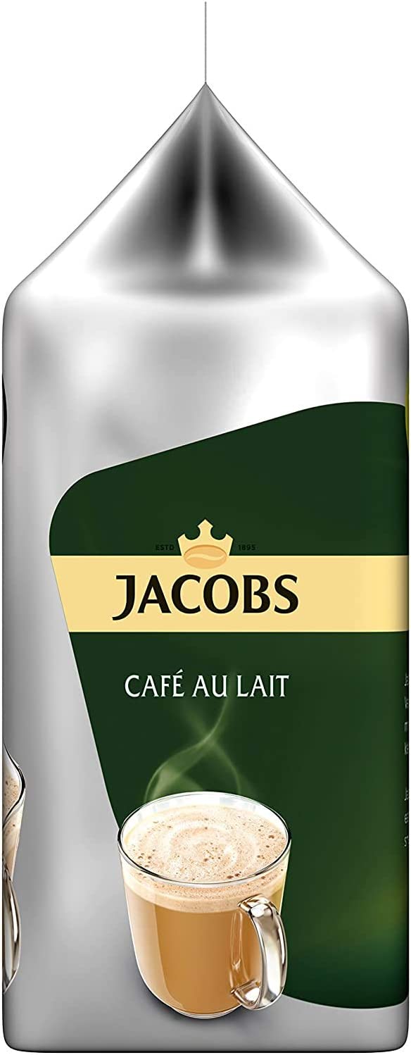Tassimo Jacobs Café Au Lait Coffee Pods - 10 Packs (160 Drinks)