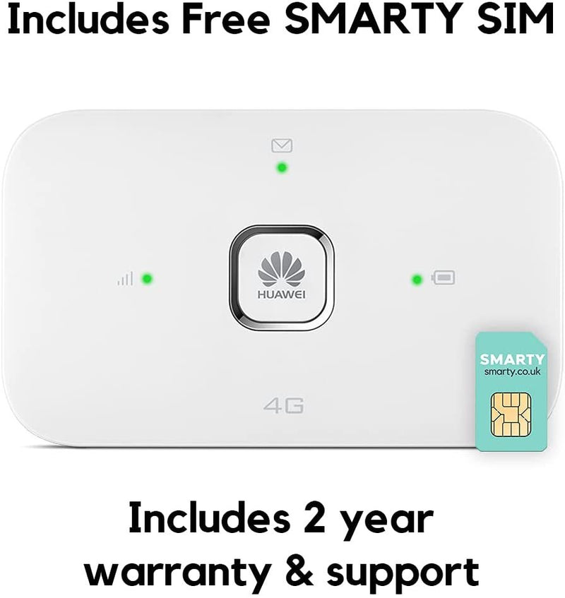 Comes with a free SMARTY SIM, so you can start enjoying internet on the go!