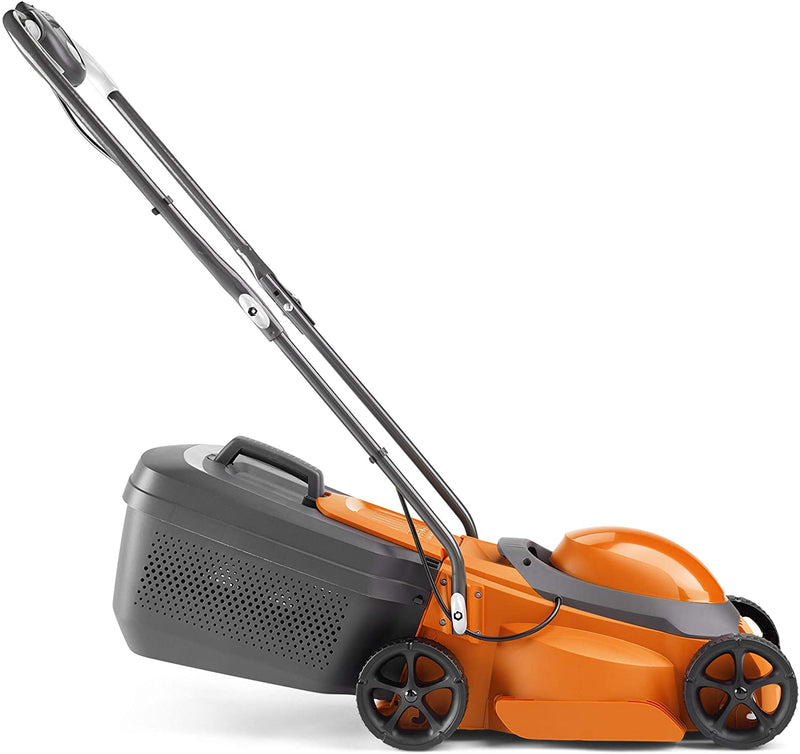 Side view of Flymo EasiMow 300R Electric Rotary Lawn Mower