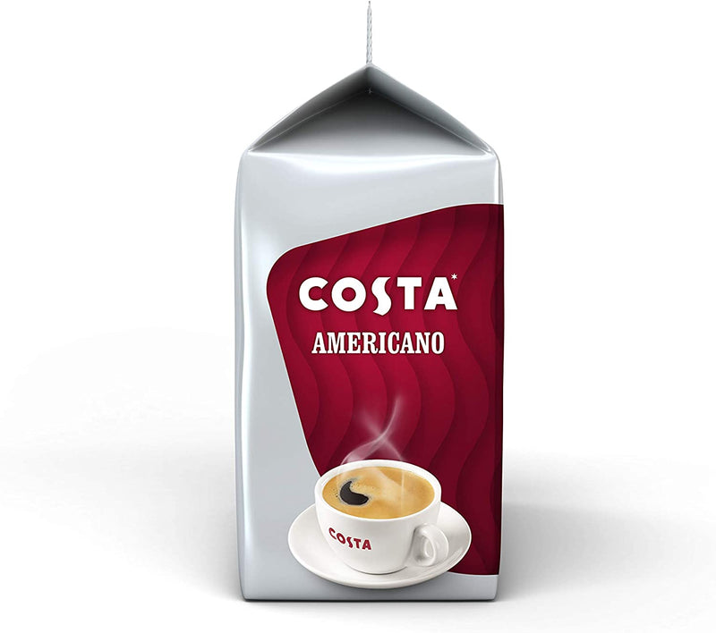 Tassimo Costa Americano Coffee Pods - 10 Packs (160 Drinks)