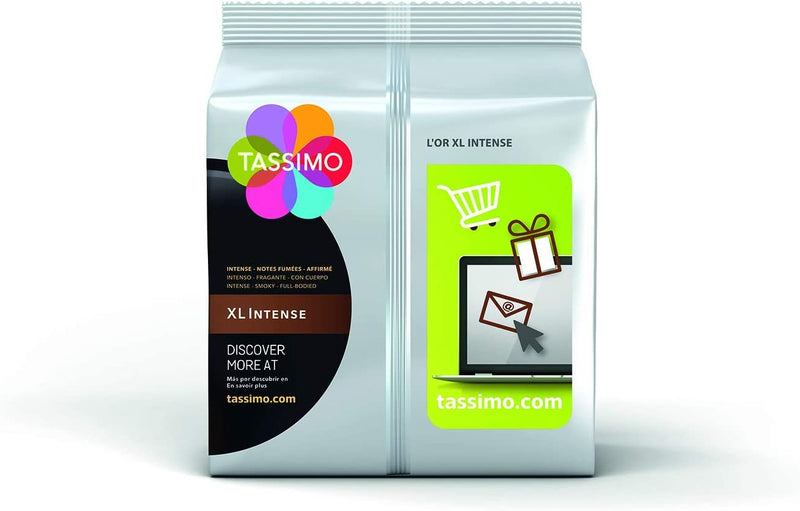 TASSIMO L'OR XL Intense Coffee Capsules Refills T-Discs Pods - 10 Packs (160 Drinks)