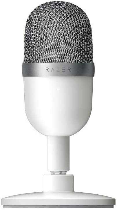Razer Seiren Mini - USB Condenser Microphone for Streaming (Compact with Supercardioid Polar Pattern, Tiltable Stand, Integrated Shock Absorber)