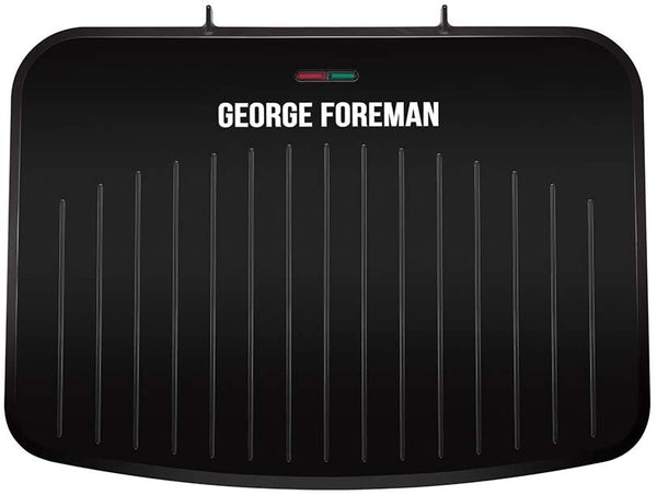 George Foreman 25820 Large Fit Grill - Versatile Griddle, Hot Plate and Toastie Machine with Improved Non-Stick Coating and Speedy Heat Up, Black