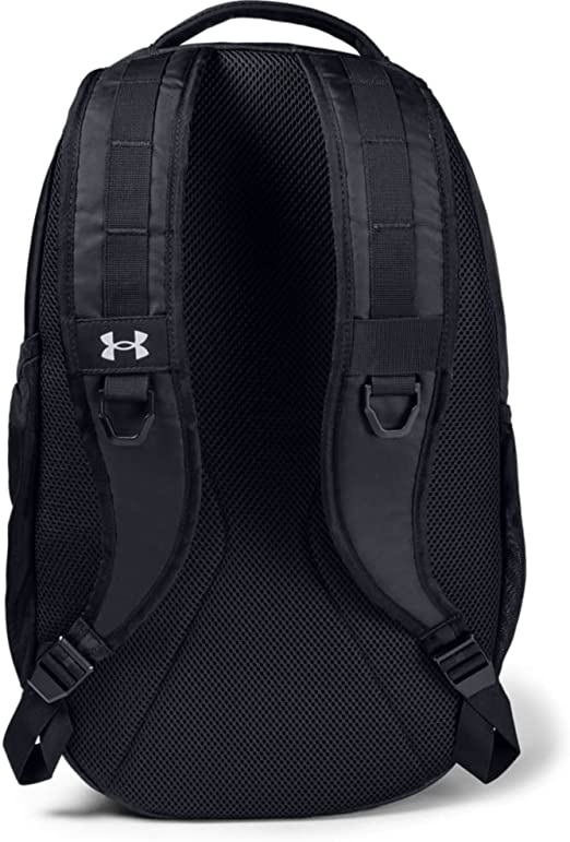 Under Armour Unisex Hustle 5. Durable and comfortable water resistant backpack, spacious laptop backpack - Black