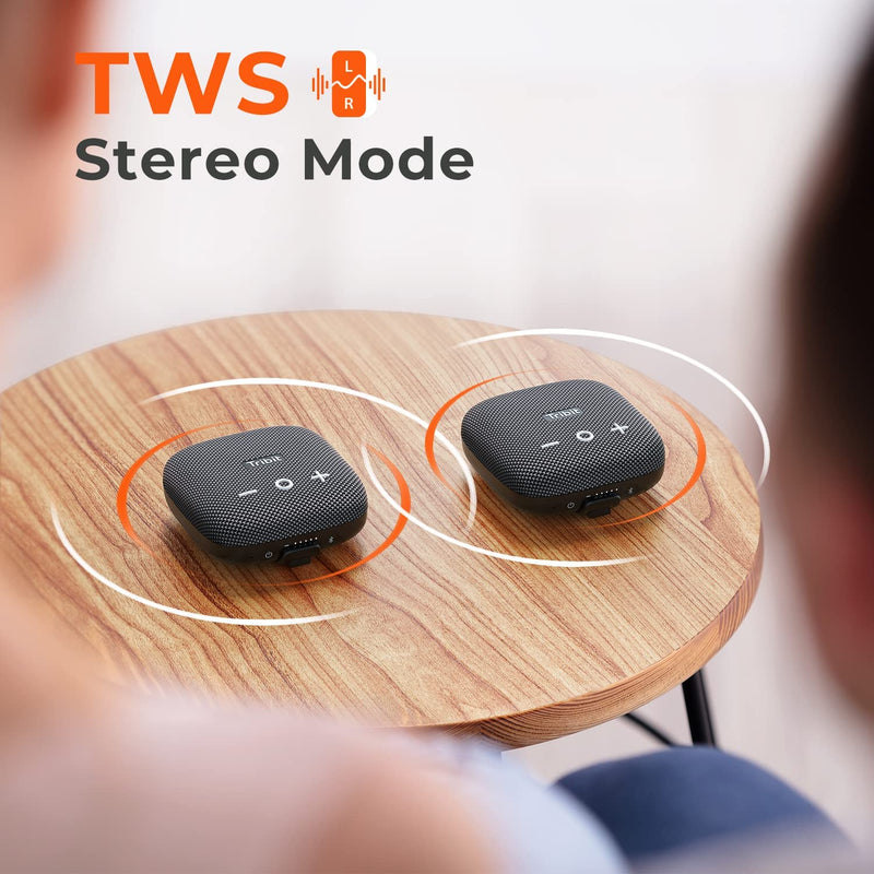 Tribit StormBox Micro 2 Bluetooth Portable Outdoor Speaker, Wireless Waterproof Biking Speakers with Powerful Loud Sound IP67 Built-in XBass