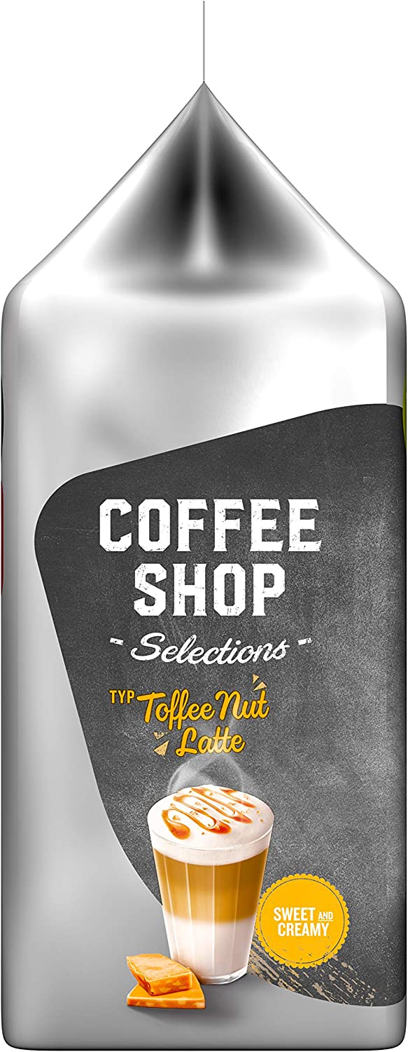 Tassimo Toffeenut Latte Coffee Pods - 5 Pack (80 Drinks)