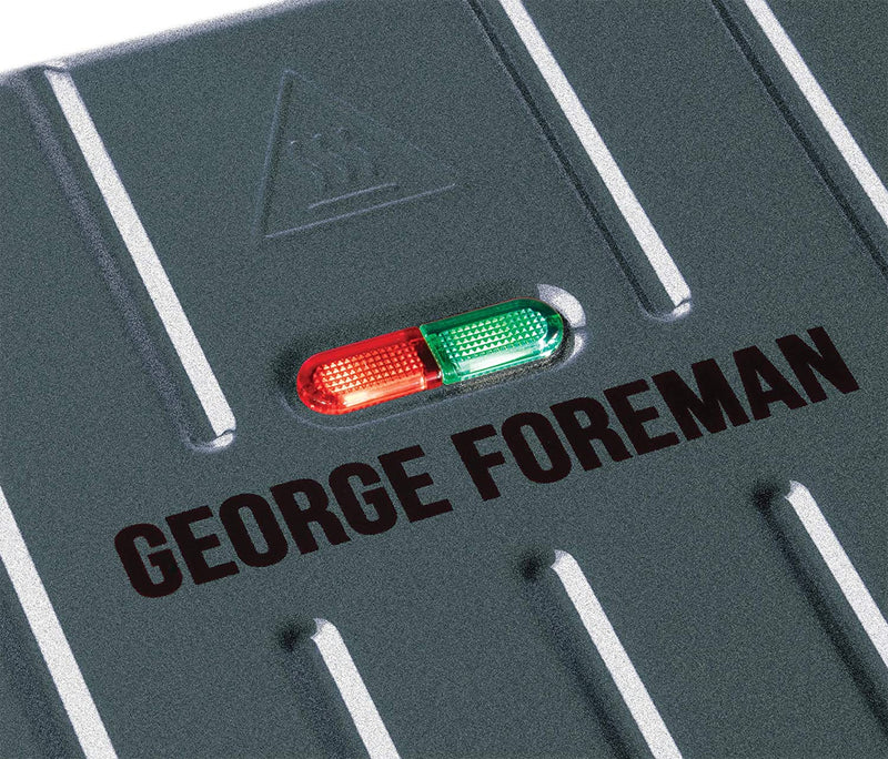 George Foreman Medium Grey Steel Grill 25041